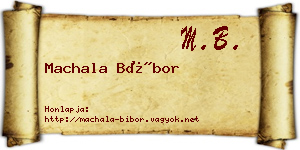 Machala Bíbor névjegykártya